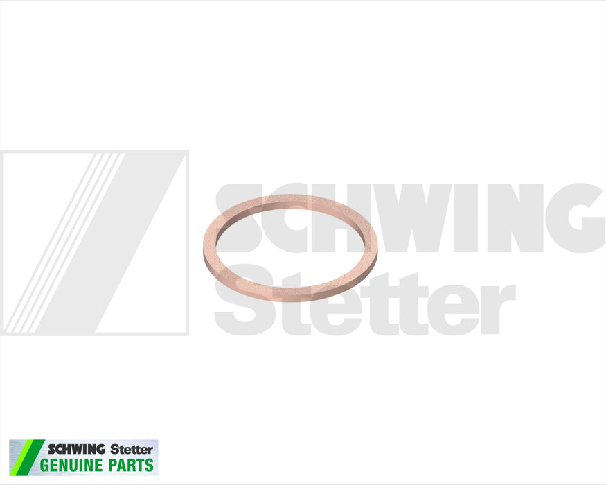 Sealing Ring Din 7603 A 33 X 39-Cu | Weight: 2 lbs