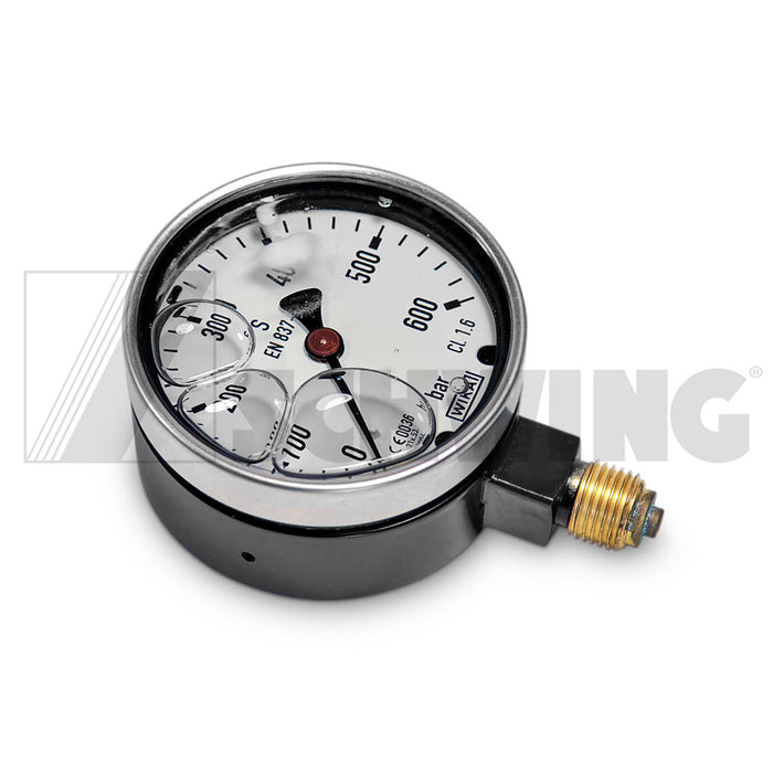 Gauge - Hyd, Pressure 0-600 Bar (Bt) | Weight: 2 lbs | Dimensions: 35 X 90 X 62MM