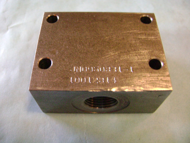 Valve - Hyd, Pressure Limit Shuttle | Weight: 3 lbs | Dimensions: 60 X 110 X 120MM