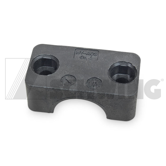 Clamp - Half, Hydac Plastic, Dn 28 Iv | Weight: 2 lbs | Dimensions: 58 X 31 X 21 MM
