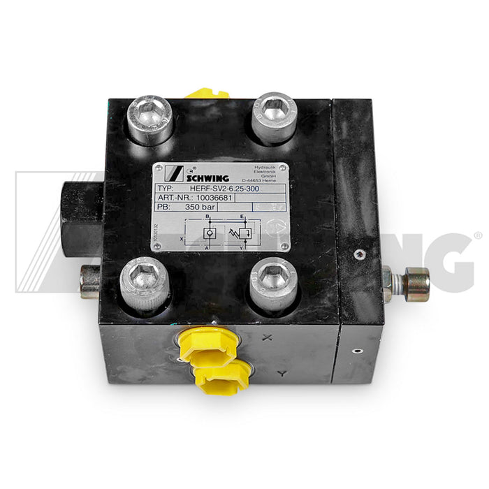 Valve - Hyd, 300 Bar 6.25:1 Herf-Sv2 Fl | Weight: 8 lbs | Dimensions: 62 X 112 X 140MM