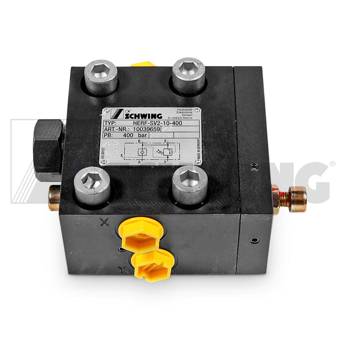 Valve - Hyd, 400 Bar 10:1 Herf-Sv2 Flng | Weight: 8 lbs | Dimensions: 64 X 100 X 145MM