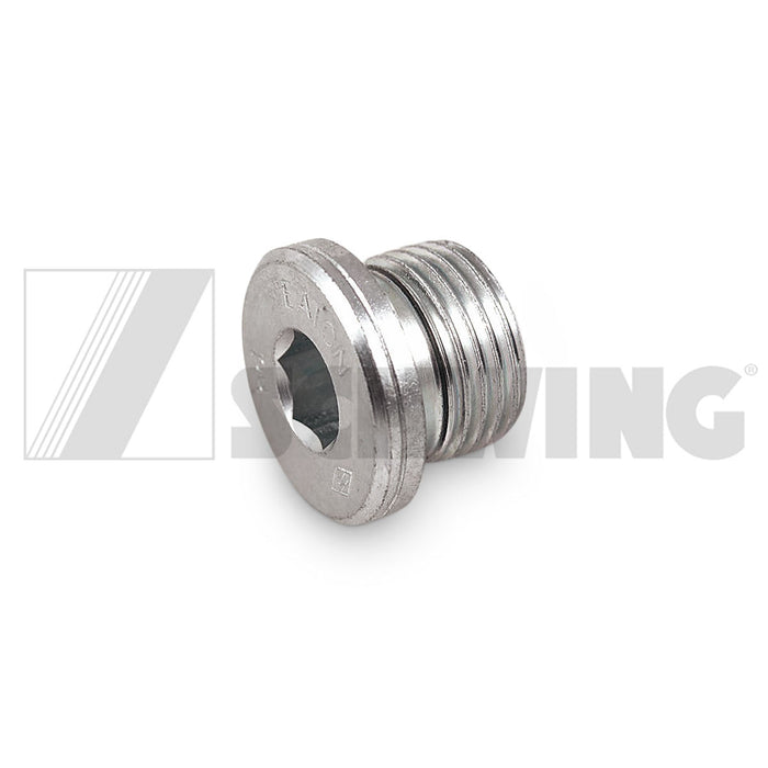 Fitting - Hyd, Plug Locking 1/2" V S-R | Weight: 2 lbs | Dimensions: 19 X 27 X 27MM
