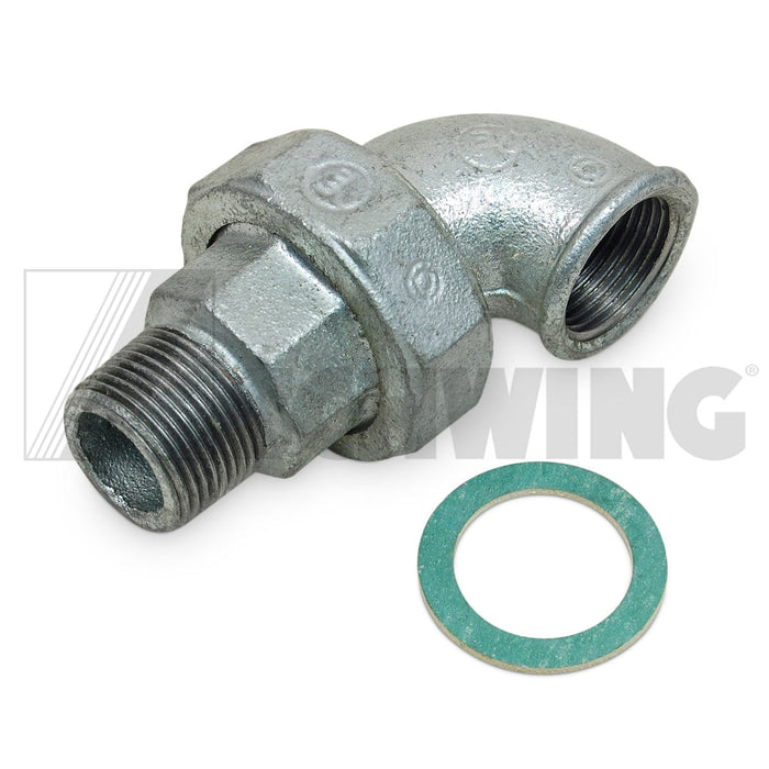 Union Elbow En 10242 Ua2- 3/4-Zn-A | Weight: 2 lbs | Dimensions: 90 X 90 X 50 MM