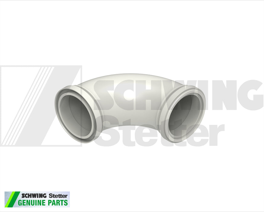 Elbow Dn150 V-R 90?? S2000 R=220 Primed | Weight: 39 lbs | Dimensions: 195 X 344 X 347
