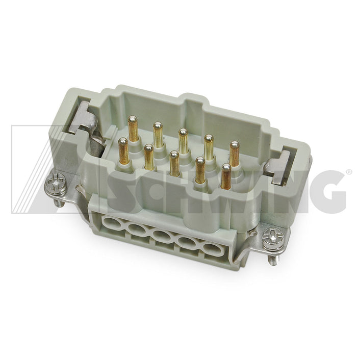 Harn - Plug, Insert 10 Pol 10 X 2.5Qmm | Weight: 2 lbs | Dimensions: 65 X 35 X 33 MM