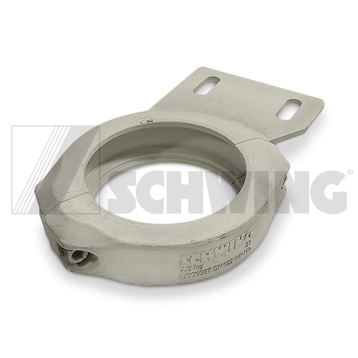 Clamp - Pipe, 5 1/2" W/Flange, Angled, 7 | Weight: 12 lbs | Dimensions: 327 X 190 X 52