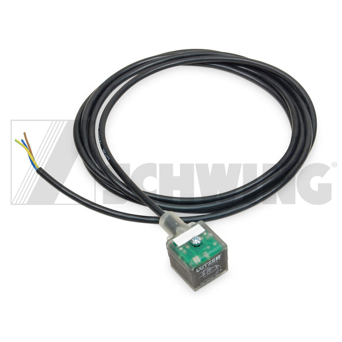 Harn - Angle Plug, Lighted 24V (Q3A18 | Weight: 2 lbs | Dimensions: 170 X 170 X 35 MM