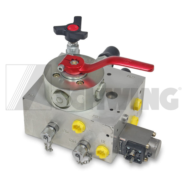 Valve - Hyd, Control Block, Dampener Val | Weight: 17 lbs | Dimensions: 235 X 220 X 170 MM