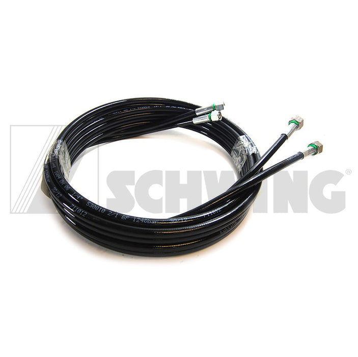 Hose - Hyd, Dn 8 X 5 M | Weight: 6 lbs