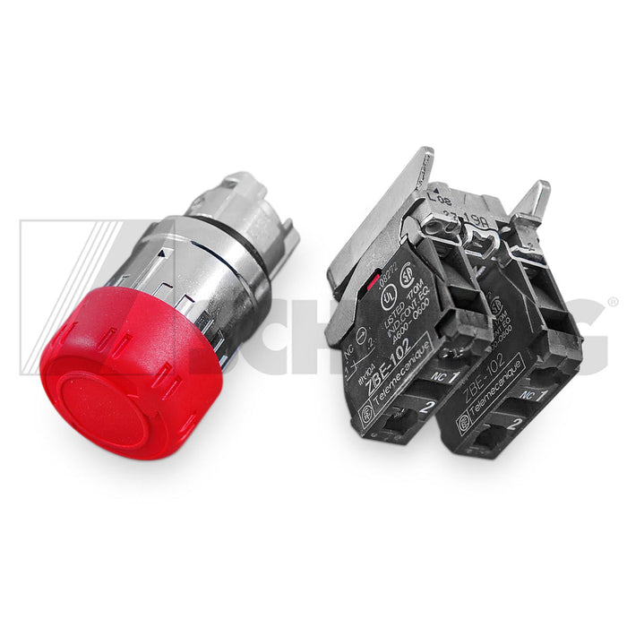 Assy - Pushbutton, Mushroom Head, To | Weight: 2 lbs | Dimensions: 43 X 53 X 120MM