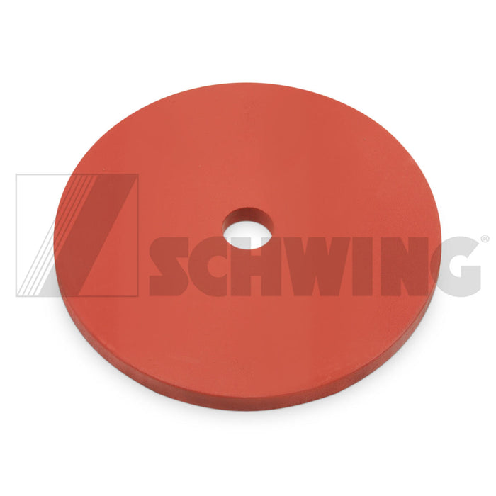 Disc - A 8 X D 130 / D 17 - S355J2G3 | Weight: 3 lbs | Dimensions: 132 X 132 X 9 MM
