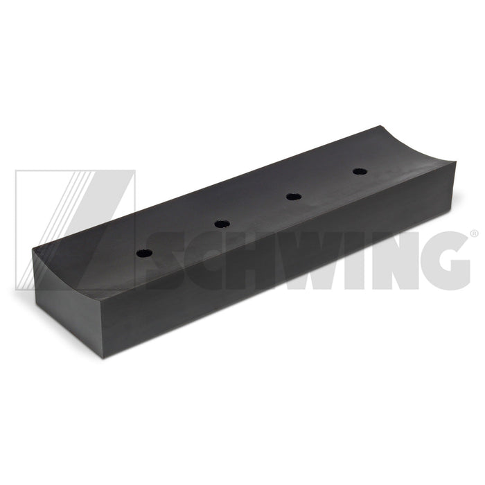 Block - Rubber, Hollow Pin Bumper | Weight: 6 lbs | Dimensions: 390 X 100 X 53 MM