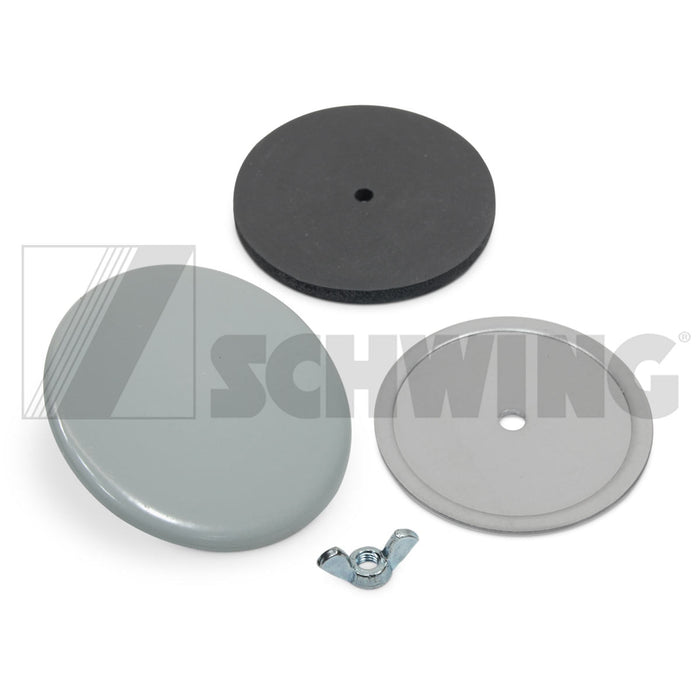 Parts - 2" Hole Seal - 3/16" Plate | Weight: 2 lbs | Dimensions: 80 X 80 X 40 MM