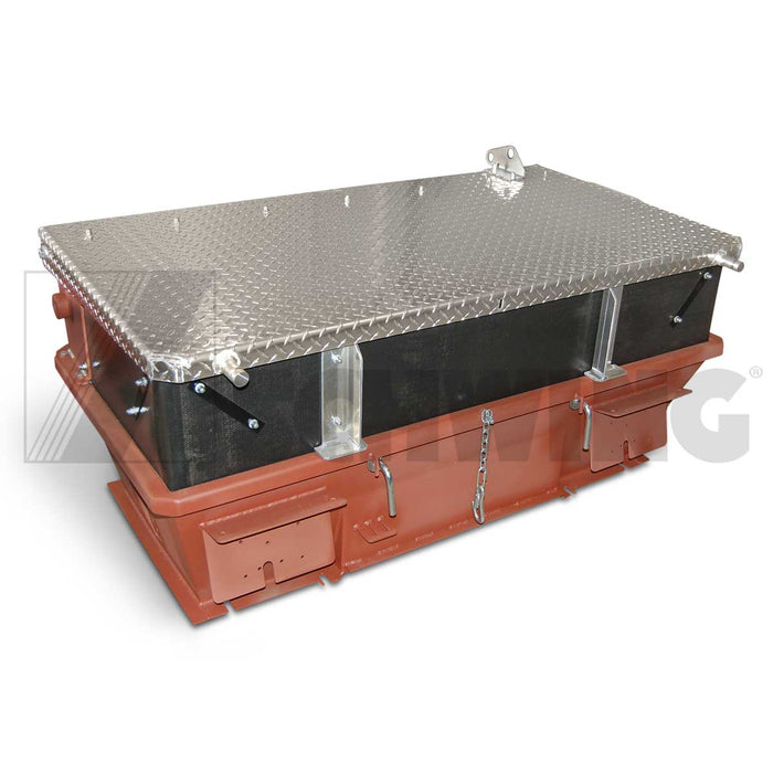 Assy - Hopper W/Alum Fold Cover - B-Rock | Weight: 488 lbs