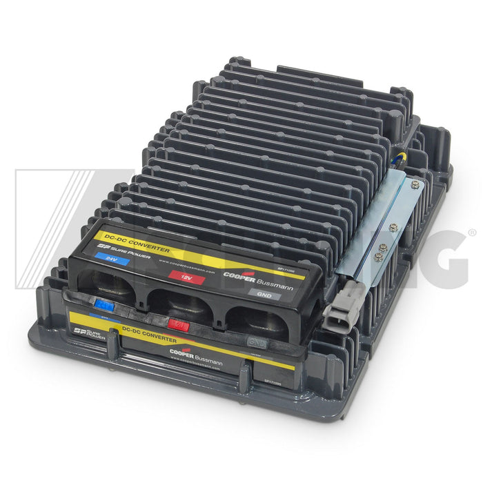Elec Converter 12/24V 40A + Yazaki | Weight: 12 lbs | Dimensions: 340 X 240 X 105 MM