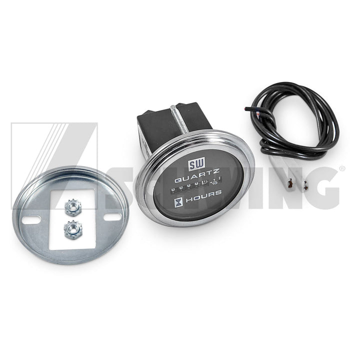 Inst - Hour Meter, 12V, S/W | Weight: 2 lbs | Dimensions: 72 X 89 X 100MM