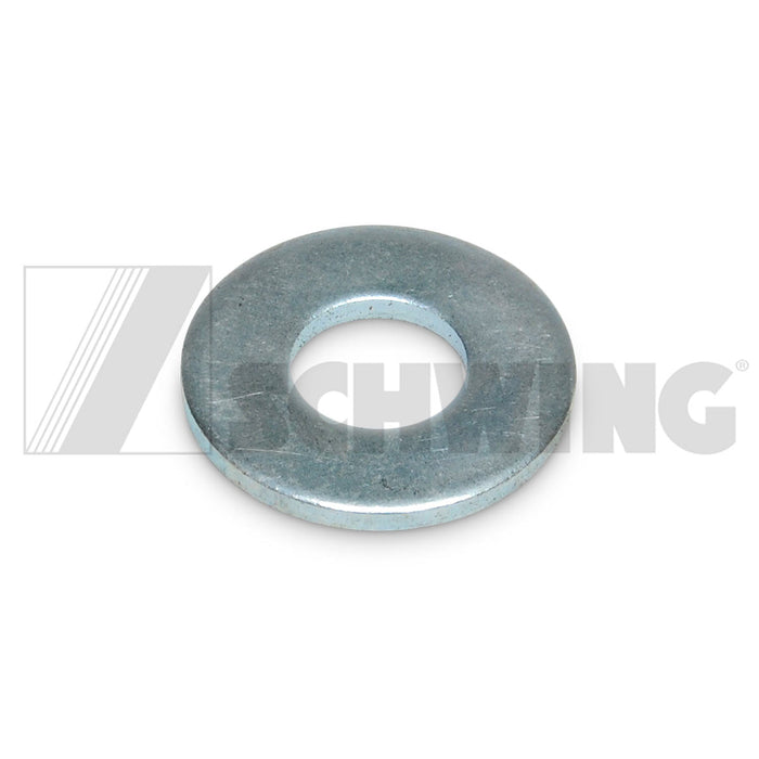Washer - Flat, 1/4" Uss - Fe/Zn 3At | Weight: 1 lbs | Dimensions: 19 X 19 X 2