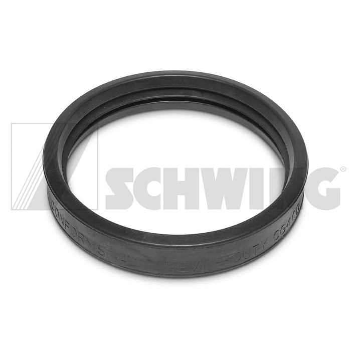 Seal - Ring, 4" F / Hevi-Duty Ends | Weight: 2 lbs | Dimensions: 147 X 147 X 28 MM