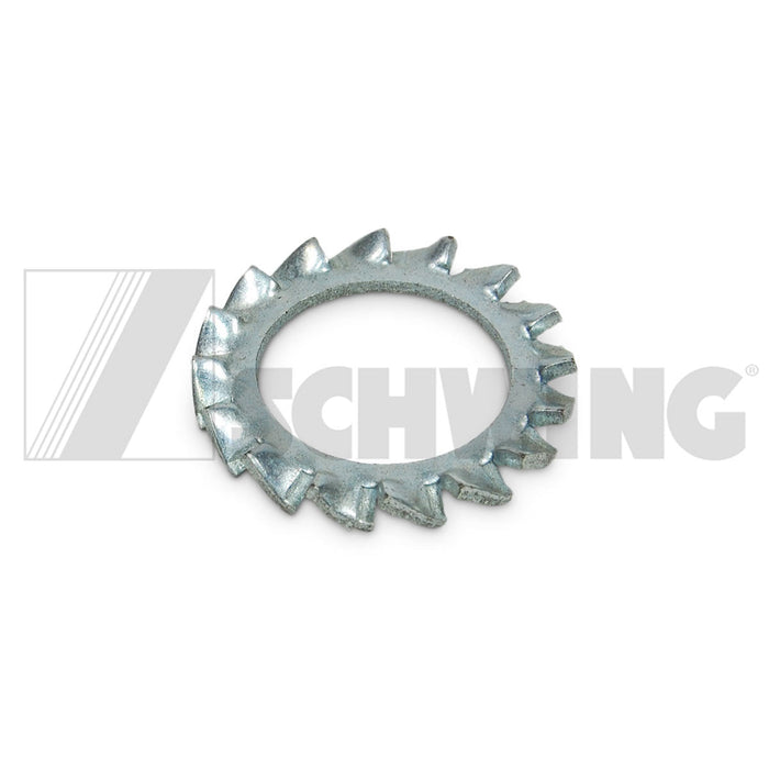Washer - Serrated, M 12 Din 6798-Ext | Weight: 2 lbs | Dimensions: 21 X 21 X 3 MM