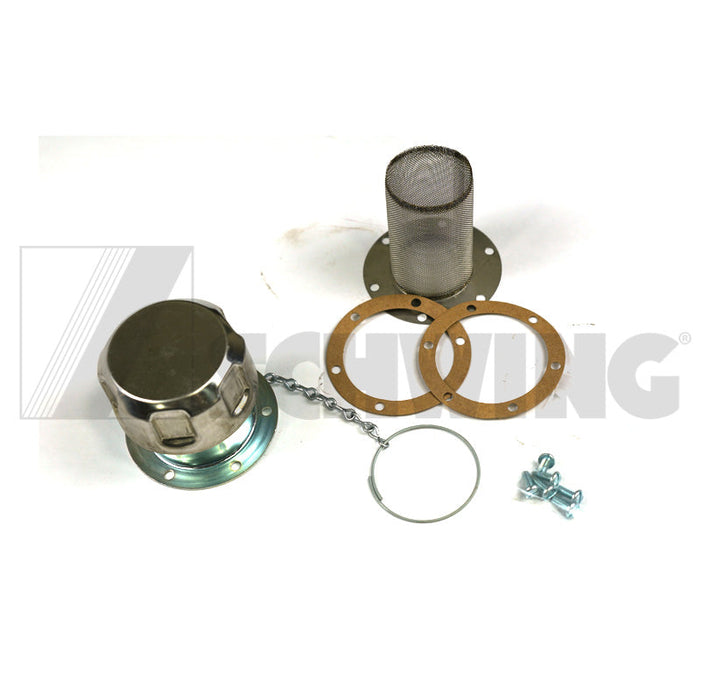 Parts - Filler Breather Cap Assy - All K | Weight: 2 lbs | Dimensions: 84 X 84 X 154MM