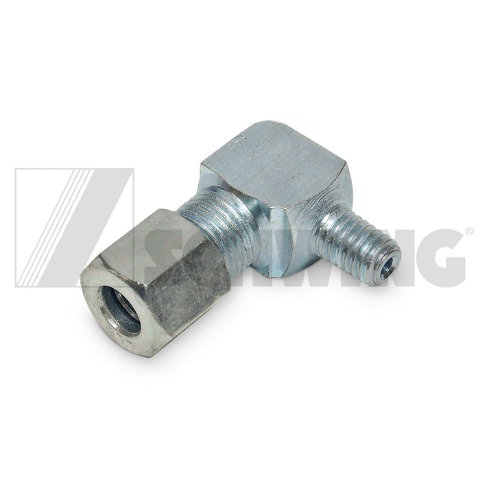 Fitting - Hyd, El 6Mm Tube X 6Mm Thread | Weight: 2 lbs | Dimensions: 28 X 22 X 11 MM