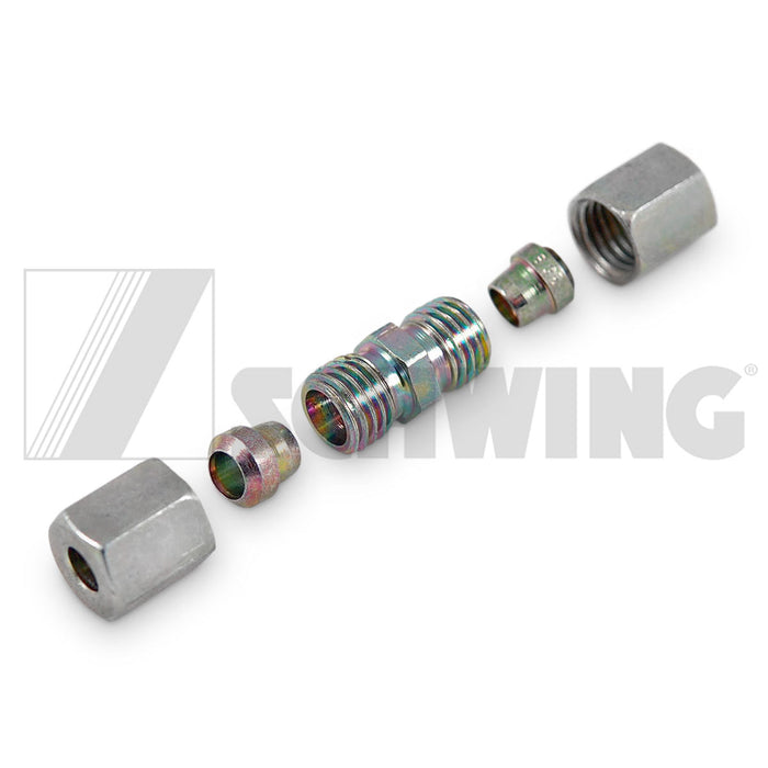 Fitting - Hyd, Str 6Mm Tube X 6 Mm Tube | Weight: 2 lbs | Dimensions: 15 X 15 X 45MM