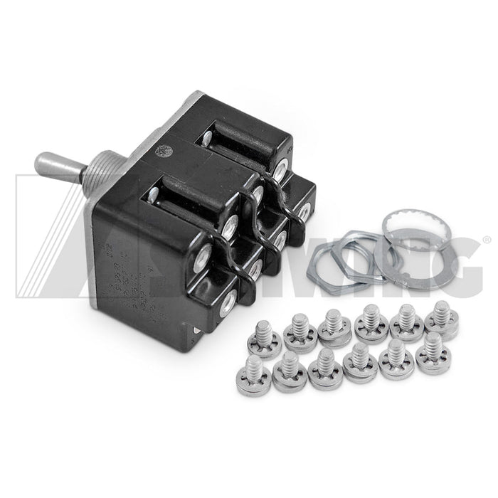 Oper - Switch, Toggle On/On 4 Pole | Weight: 2 lbs | Dimensions: 34 X 42 X 65MM