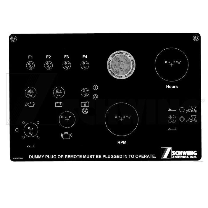 Decal Control Panel Bpa | Weight: 2 lbs