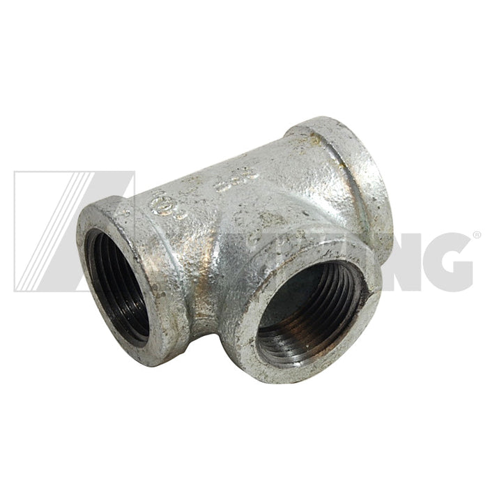 Fitting - Water, Tee, 1" Npt Galv | Weight: 2 lbs | Dimensions: 45X60X75MM