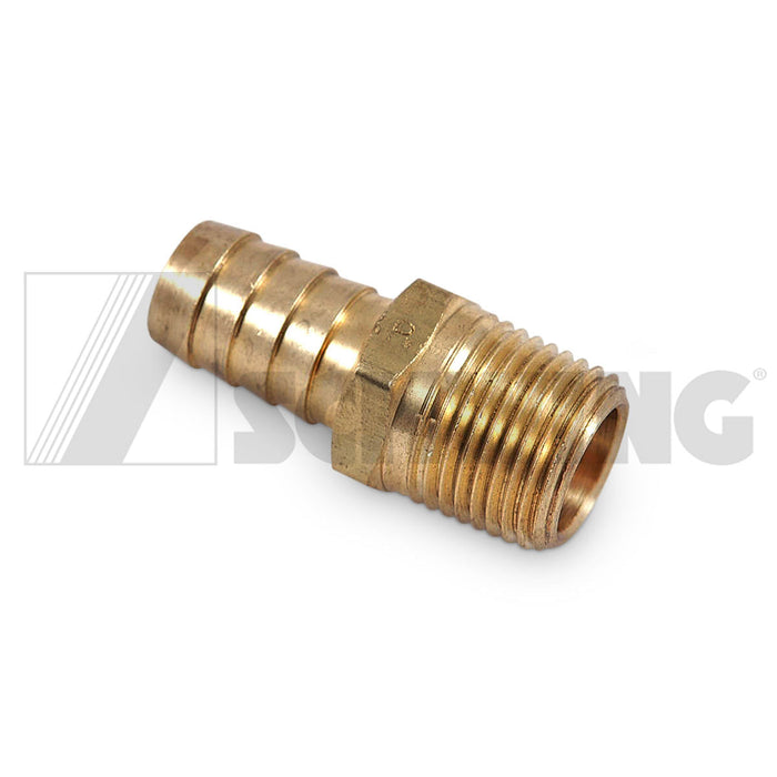 Fitting - Straight, 1/2" Npt X 5/8" Barb | Weight: 2 lbs | Dimensions: 21 X 25 X 50