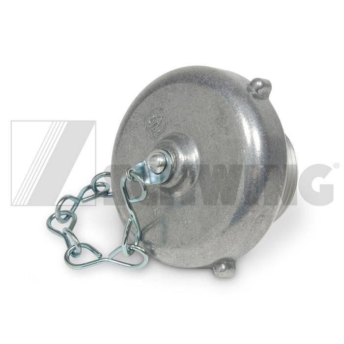 Fitting - Water, Cap Water Tank | Weight: 2 lbs | Dimensions: 88 X 85 X 85 MM