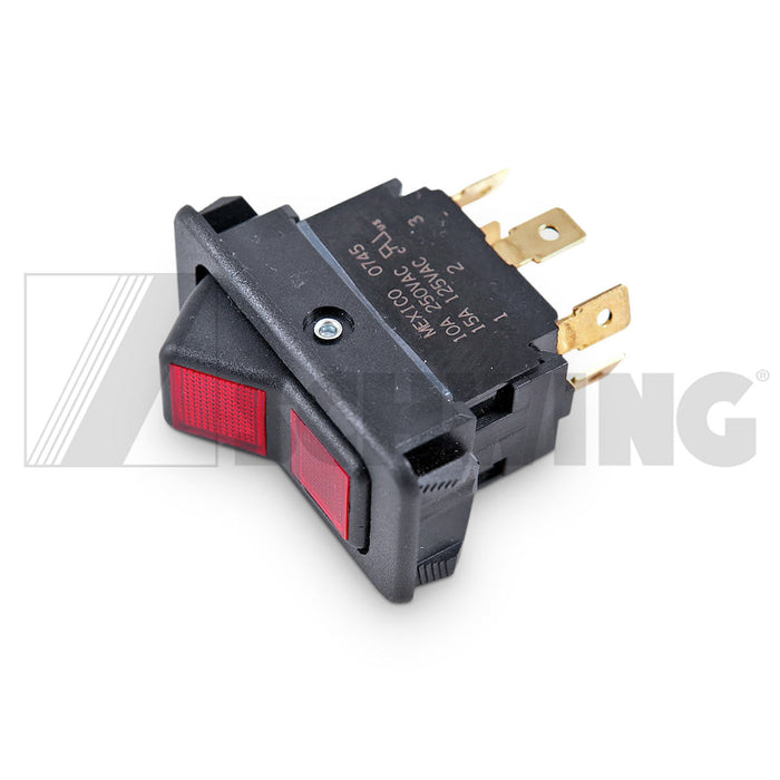 Oper - Rocker Switch On/Off With Red | Weight: 2 lbs | Dimensions: 25 X 50 X 52MM