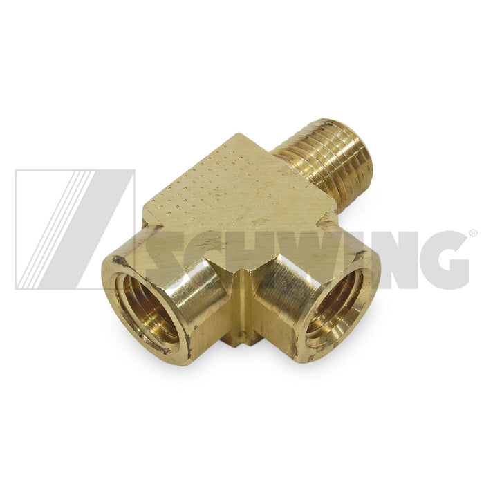 Fitting - Street Tee, 1/4" Npt - Brass | Weight: 2 lbs | Dimensions: 44 X 29 X 18 MM