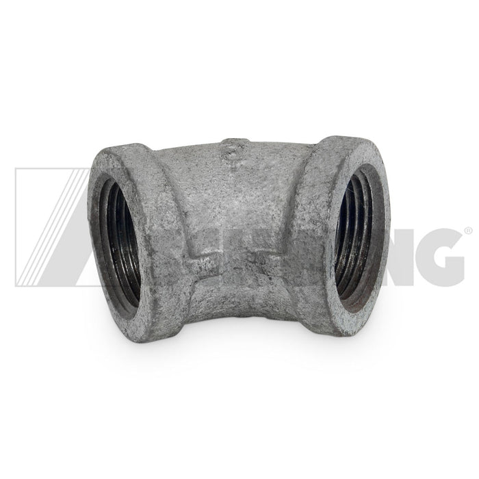 Fitting - Water, El 45 Deg 3/4" Fnpt Gal | Weight: 2 lbs | Dimensions: 62 X 43 X 38 MM