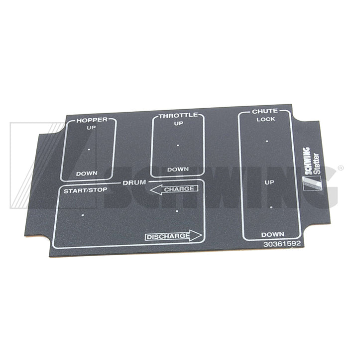 Decal - Mixer Cable Remote Box New Style | Weight: 2 lbs | Dimensions: 70X105MM