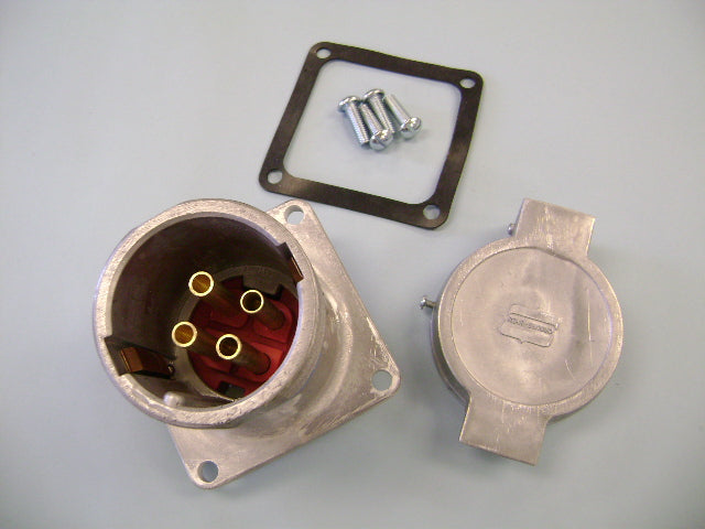 Harn - Receptacle, 4 Pole, 60 Amp (Q3 | Weight: 4 lbs | Dimensions: 115X145X155MM