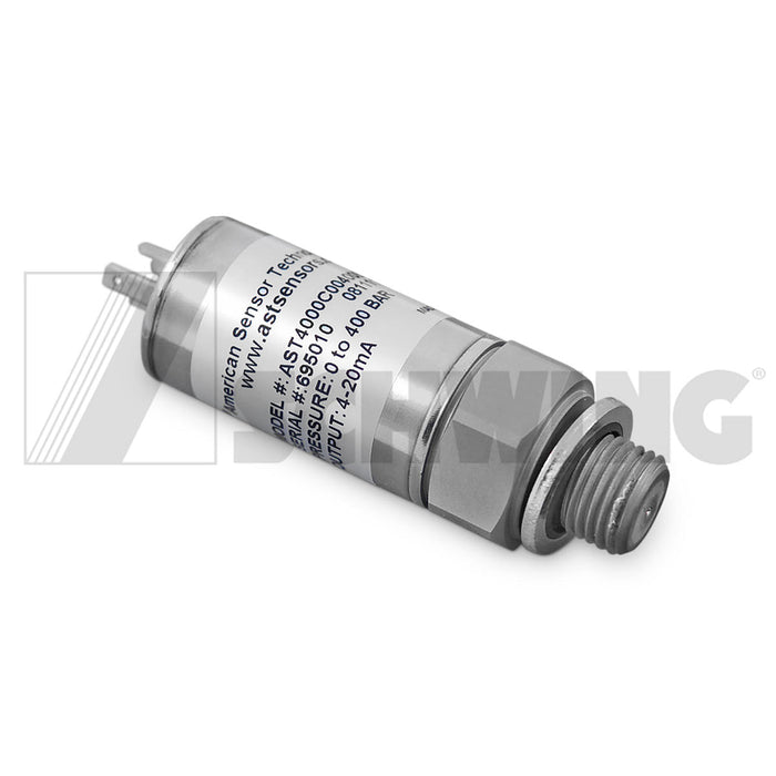 Device - Transducer Pressure Ast 0-400 B | Weight: 2 lbs | Dimensions: 30 X 30 X 80MM
