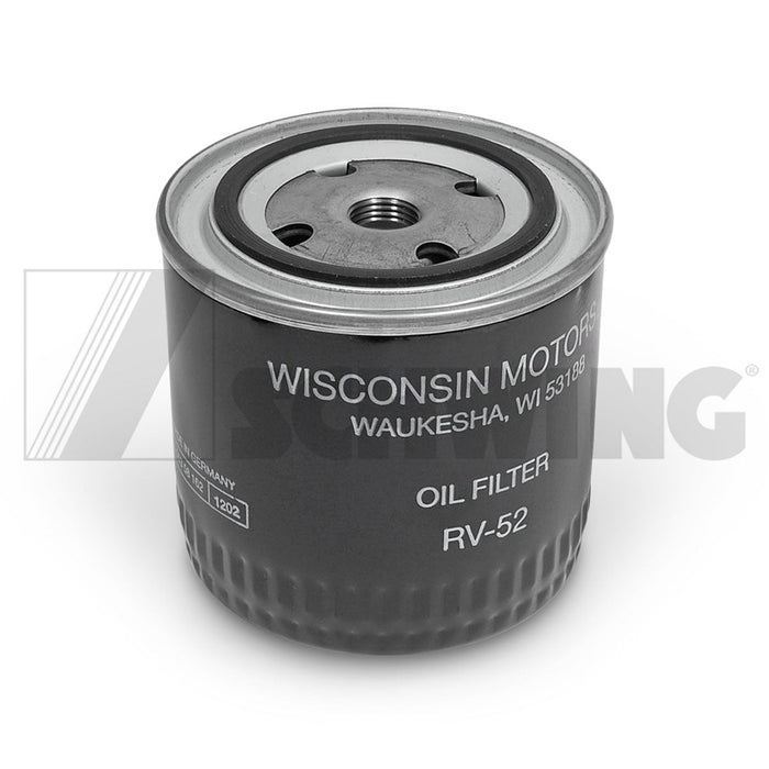 Filter - Oil, Spin-On, For Vh4D Wisconsi | Weight: 2 lbs | Dimensions: 105 X 105 X 105 MM