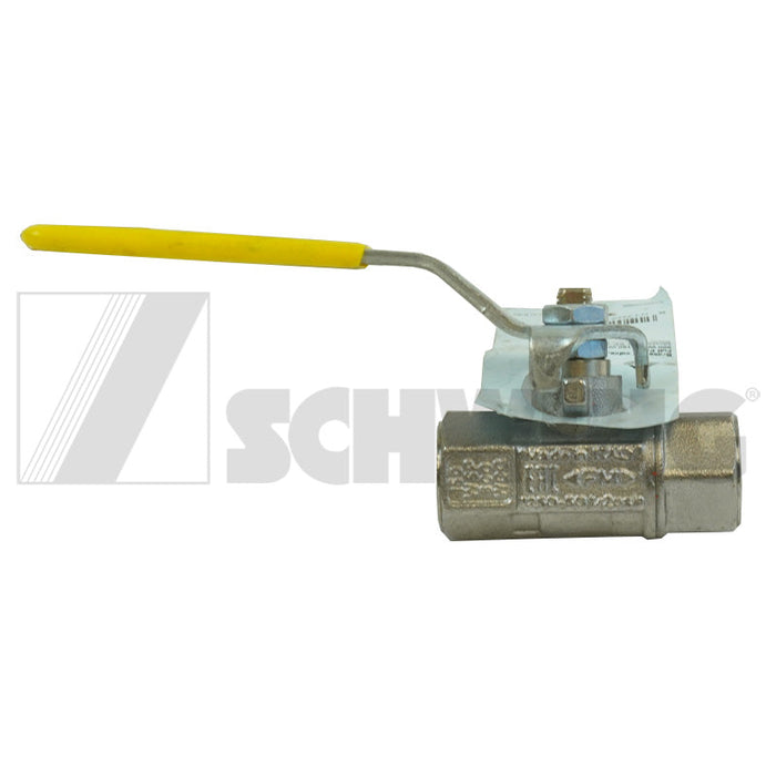 Valve - Ball, 1/4 Fnpt - 125 Psi - Brass | Weight: 2 lbs