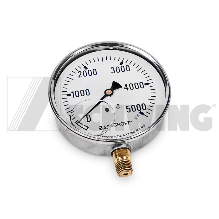 Gauge - Hyd, Pressure 0-5000Psi 1/4" Npt | Weight: 4 lbs | Dimensions: 32 X 108 X 114MM