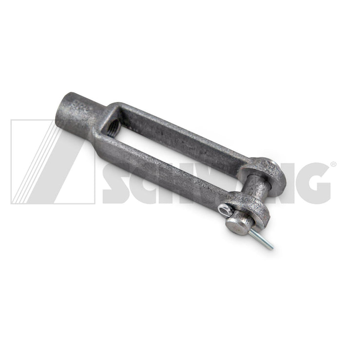 Yoke End, Adjustable W/Pin 1/2" Thread, | Weight: 3 lbs | Dimensions: 25 X 39 X 121MM