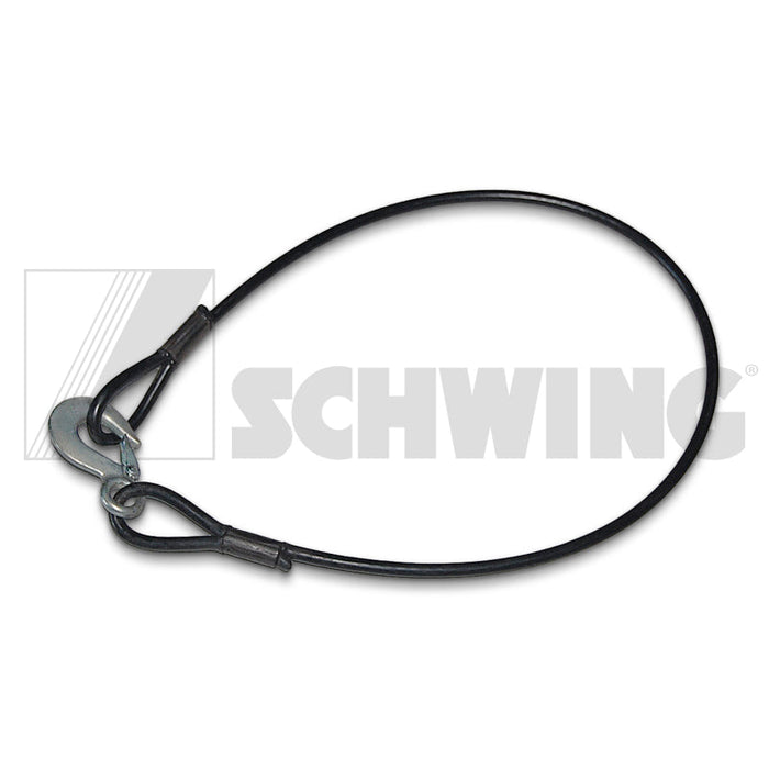 Rope - Wire, Safety Cable W/Hook (49") | Weight: 3 lbs | Dimensions: 510 X 315 X 60 MM