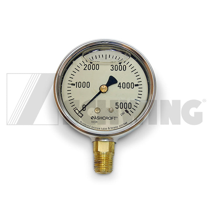 Gauge - Hyd, Pressure 0-5000 Psi G 1/4" | Weight: 2 lbs | Dimensions: 83 X 70 X 33 MM