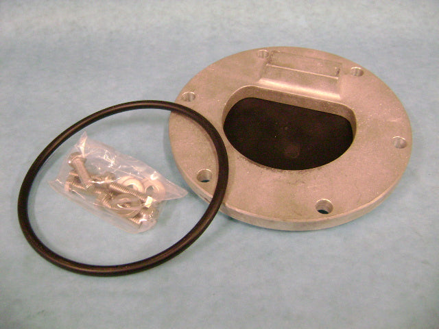 Assy - 6" Water Tank Filler Flap Stm | Weight: 4 lbs | Dimensions: 55X185X185MM