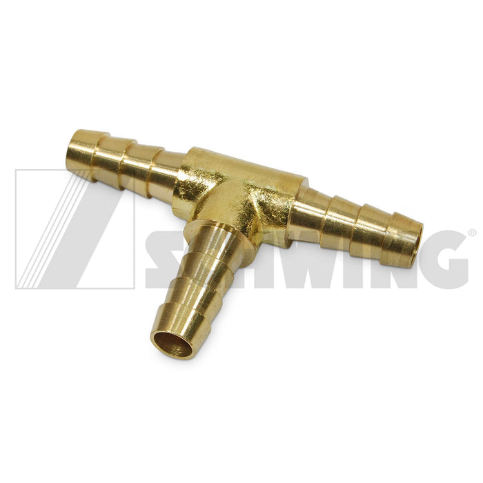 Fitting - Fuel / 5/16 Brass T Barbed | Weight: 2 lbs | Dimensions: 60 X 38 X 13 MM