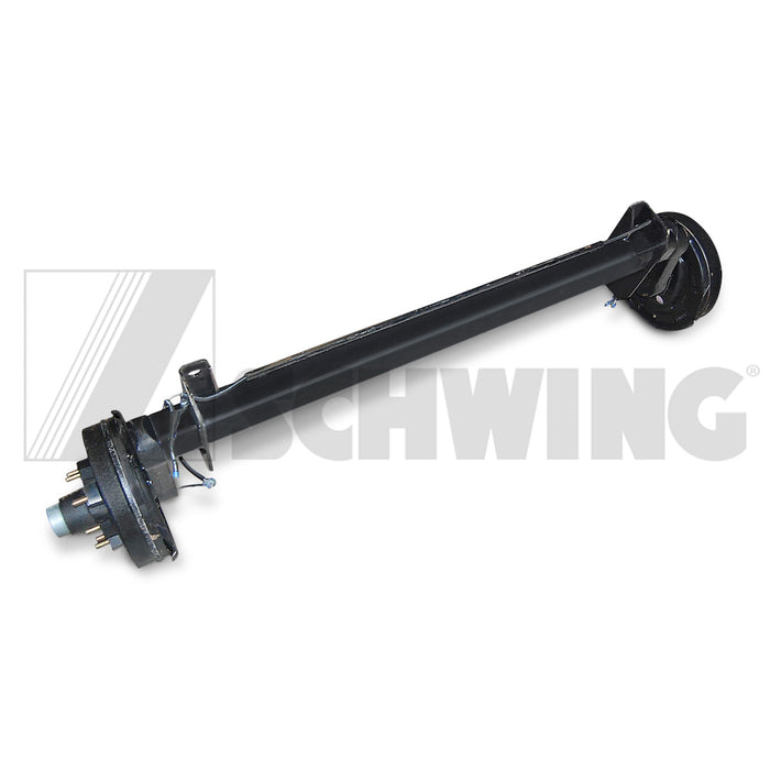 Assy - Axle 8000# (Wp Single Axle) | Weight: 337 lbs | Dimensions: 1875 X 460 X 350 MM