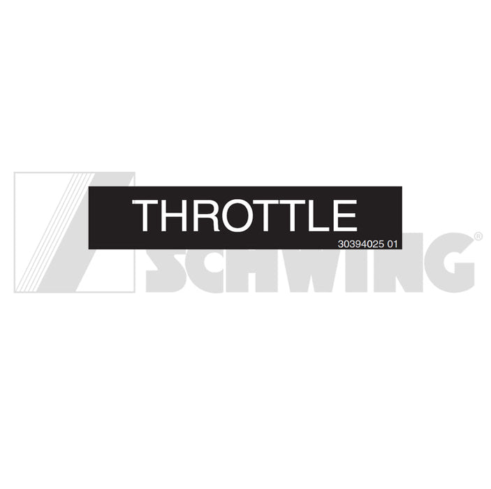 Decal - Throttle | Weight: 1 lbs