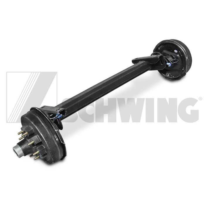 Assy - Axle 7000# 8-Lug Elect Bpa & Hbv | Weight: 251 lbs | Dimensions: 1580 X 450 X 350 MM