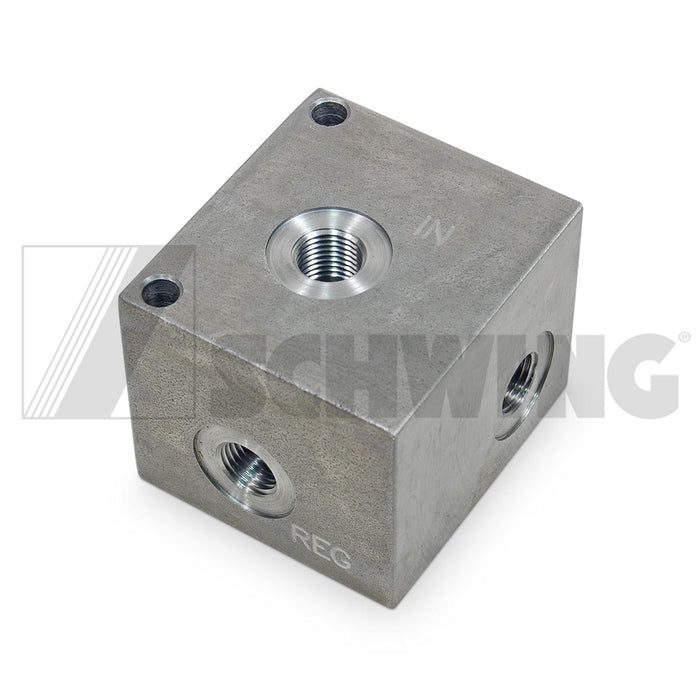 Valve - Hydraulic Manifold Bpa 2000 | Weight: 4 lbs | Dimensions: 65 X 58 X 51 MM